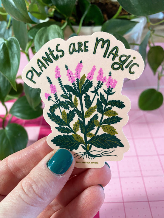 Plants are Magic Sticker