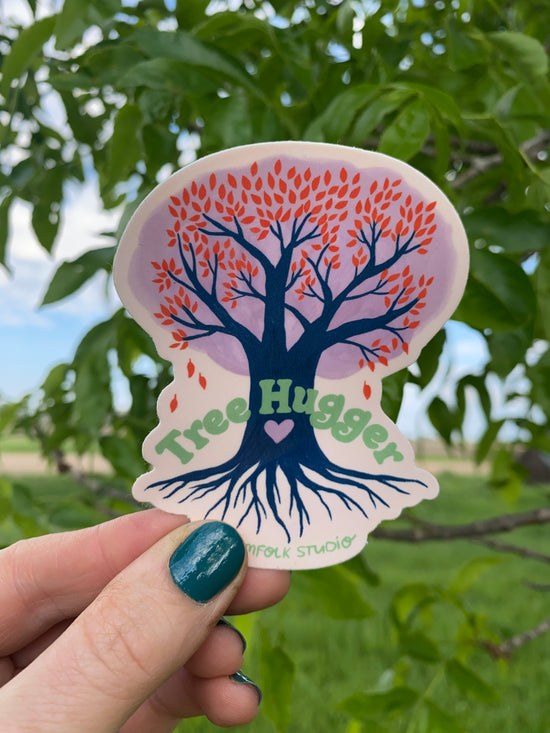 Tree Hugger Sticker