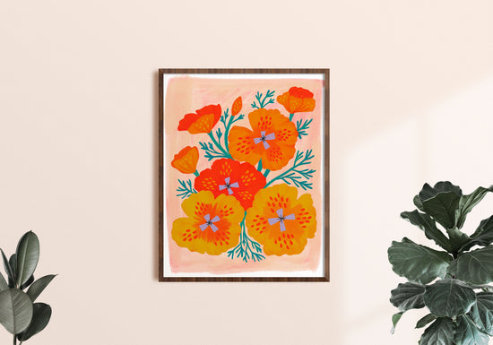 Fire Flower - Art Print