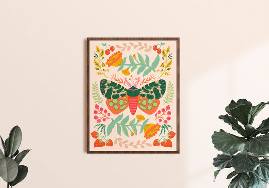 Garden Moth - Art Print